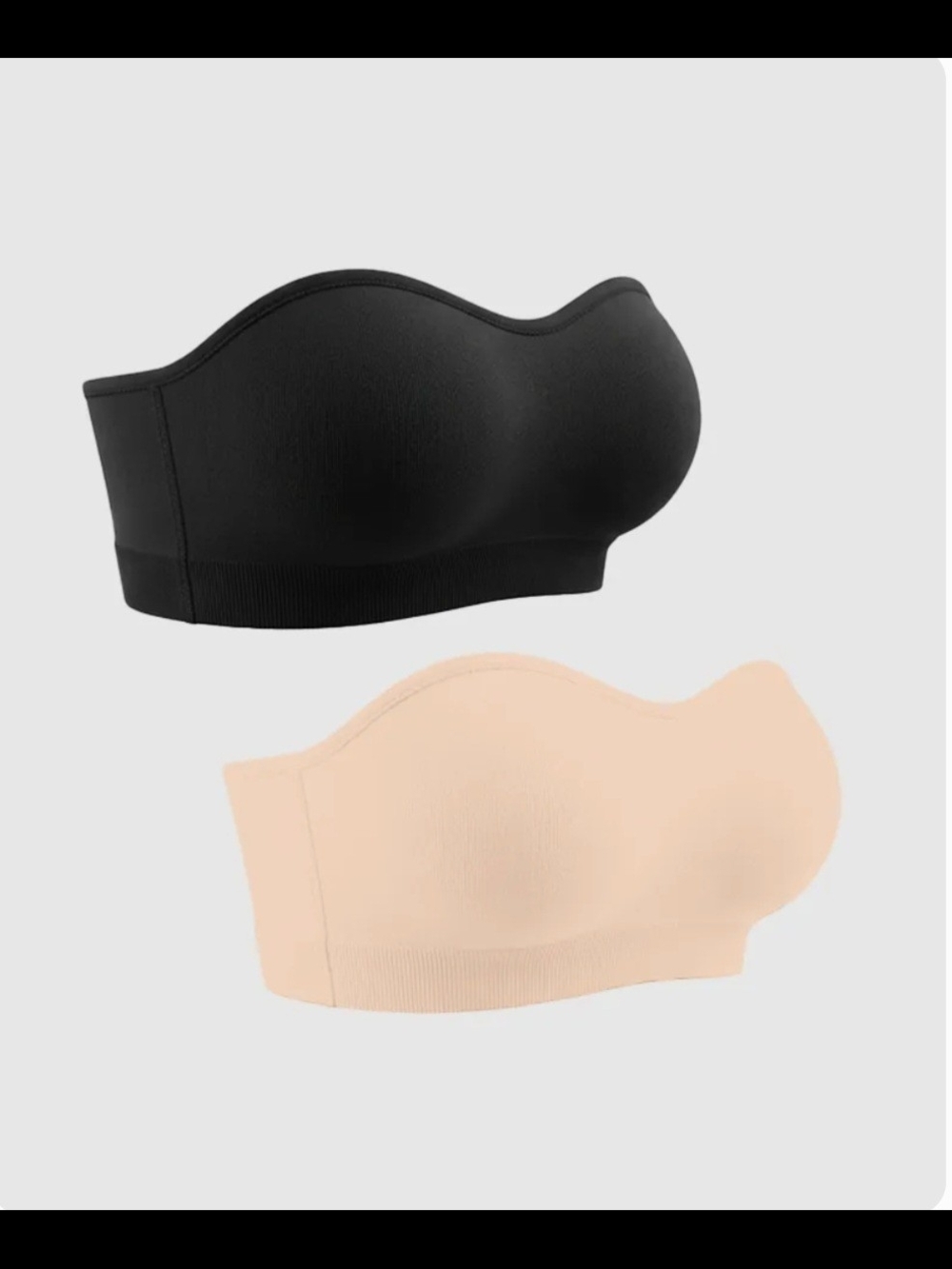Non Slip Invisible Lifting Seamless Strapless Bra